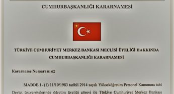 Turkey: political anatomy of a Central Bank appointment