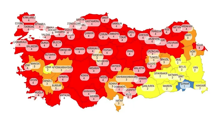 Turkey expands measures, 80 pct live in high-risk provinces