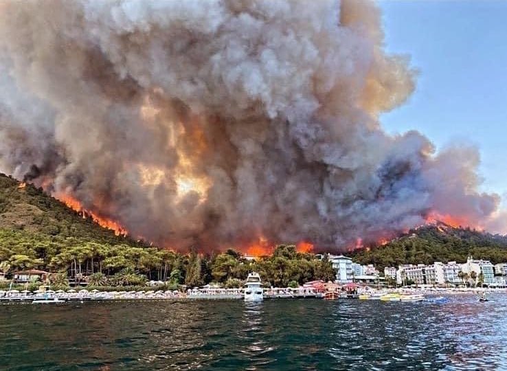 Global warming triggers forest fires in Turkey