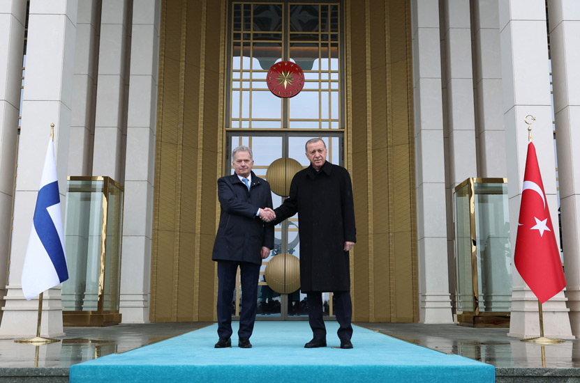 Turkish president gives green light to Finland’s NATO bid