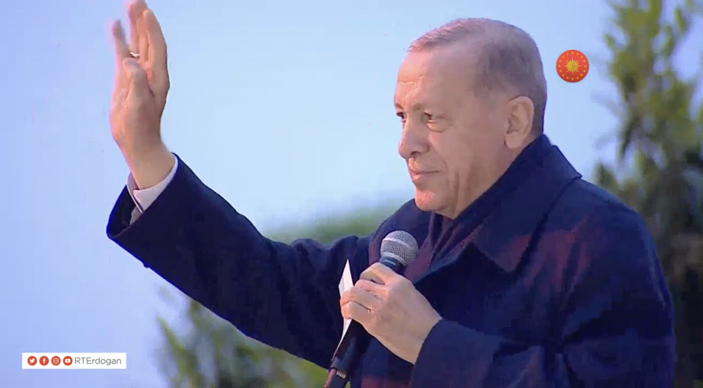 Erdoğan was re-elected at the presidential run-off