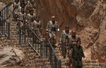 First group of PKK terrorists destroys their weapons in northern Iraq